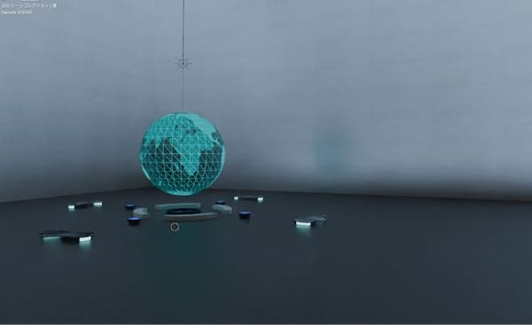 blender モデリングが途中まで終わったのでカメラの位置を設定しようとしたのですが、カメラを起動(?)すると枠内に何も映らず真っ暗になってしまいます。 画像のような画角でレンダリングする予定なのですが、それっぽそうな位置にカメラを置いてみても何も映らないので、どなたかカメラについてご教授お願いします、、；；