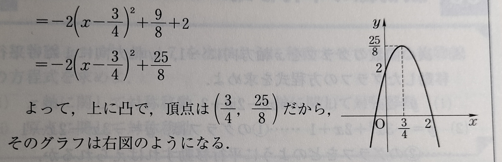 2次関数の問題です。 y軸との交点はx=0を代入して、自力で解けました。 ただx軸との交点(2)を出す方法が分からず、またx軸とのもうひとつの交点が、書かれていない理由を教えて欲しいです。