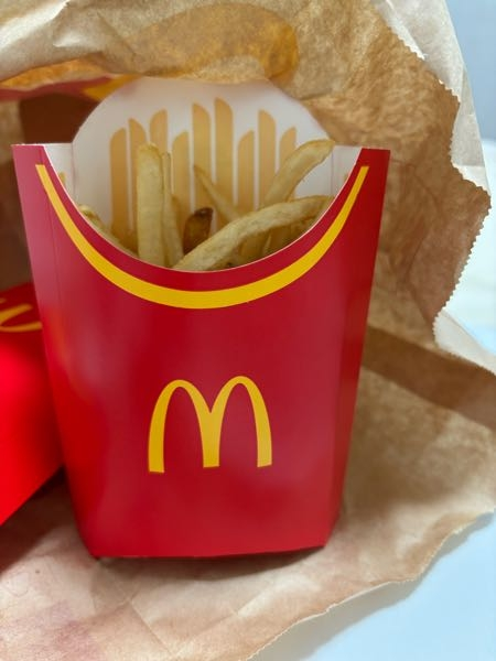 マックポテトのS､M､Lはそれぞれ量どんな感じですか?S2個分でL1個まで