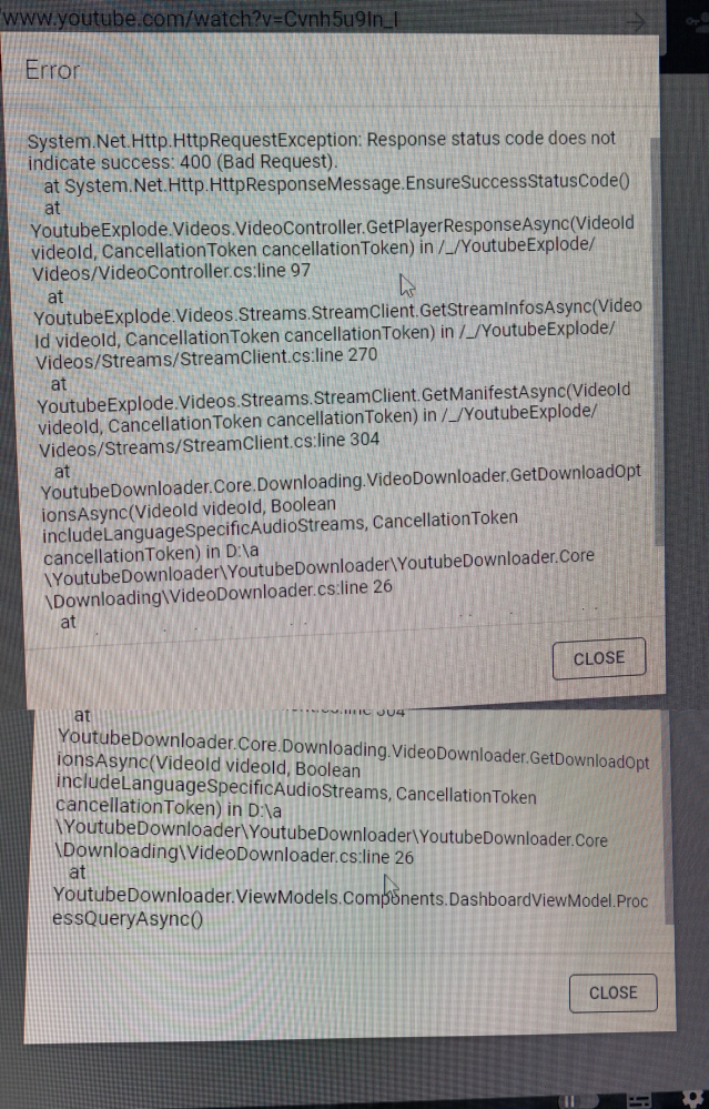 YoutubeDownloaderについてです。ver.1.14.0が最新... - Yahoo!知恵袋 