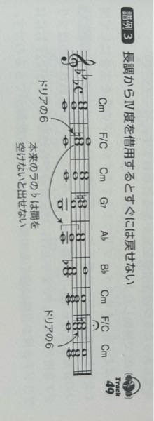 音楽理論のピカルディについてです。 Fは、脳天気なゆるキャラなので、すぐにはFmに戻れない。そのため使ったらそのまま、ドミナント→トニックと進んでカデンツを完成したほうがいい。 と 下の写真付...