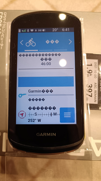 GARMIN EDGE 1040
を充電し起動したところ、
文字のほとんどが黒のひし形に?マークになりました。

復旧方法おわかりの方、ご教授頂けると幸いです。

試したこと 電源+ラップボタンを押し初期化を試みたが
とくに初期化画面にいきませんでした。