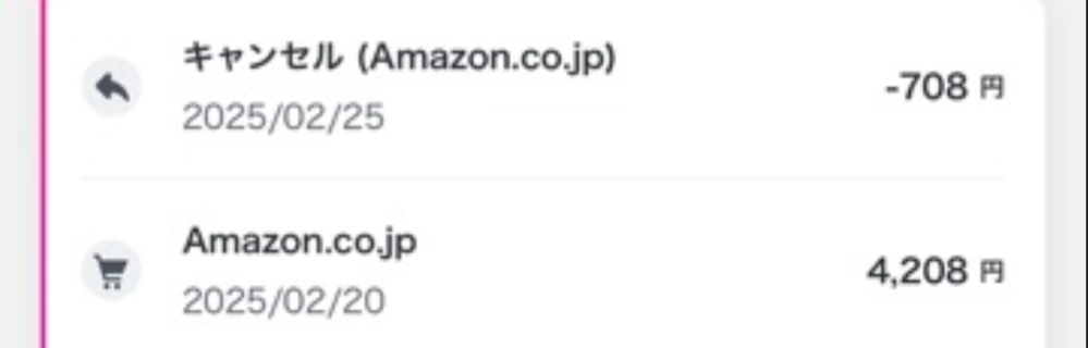 Amazonでペイディ支払いで注文しましたが時間が合わなかったため届けてほしい日に受け取れず結局キャンセルしました。返金額が少なすぎると思ったのですがこれで合ってるものなのですか？ キャンセル料ってこんなに高いんですか