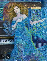 絵画について質問いたします。下記の絵は本業が大物歌手の方です 絵画について質問いたします。下記の絵は本業が大物歌手の方です