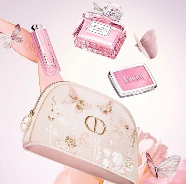 DiorのノベルティポーチについてDiorのこのポーチを貰うには、写真に写