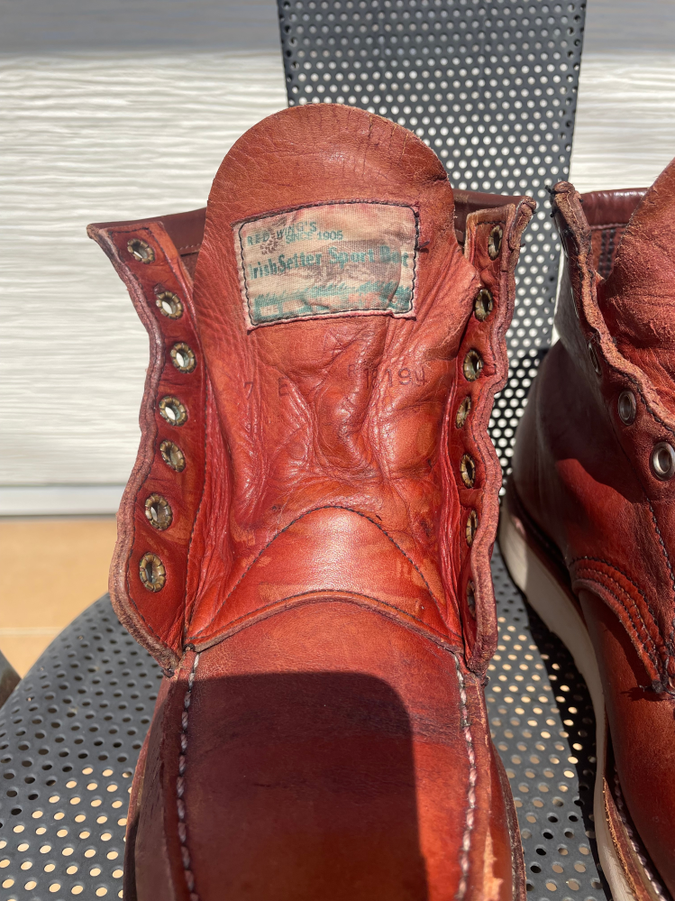 レッドウィング　8165 98年　犬タグ REDWINGレッドウィング8165(犬タグ）本物の見分け方  - Yahoo!知恵袋