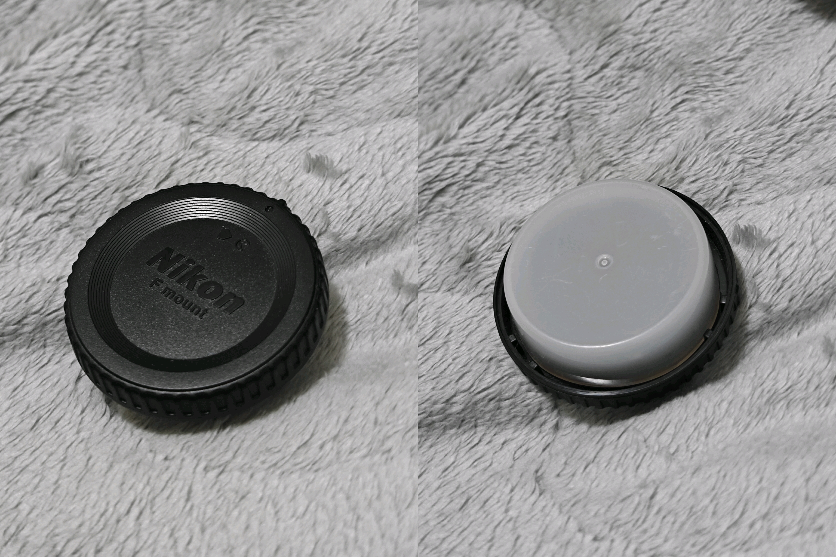 Nikonの一眼レフを購入した際に蓋のようなパーツが付いてきました