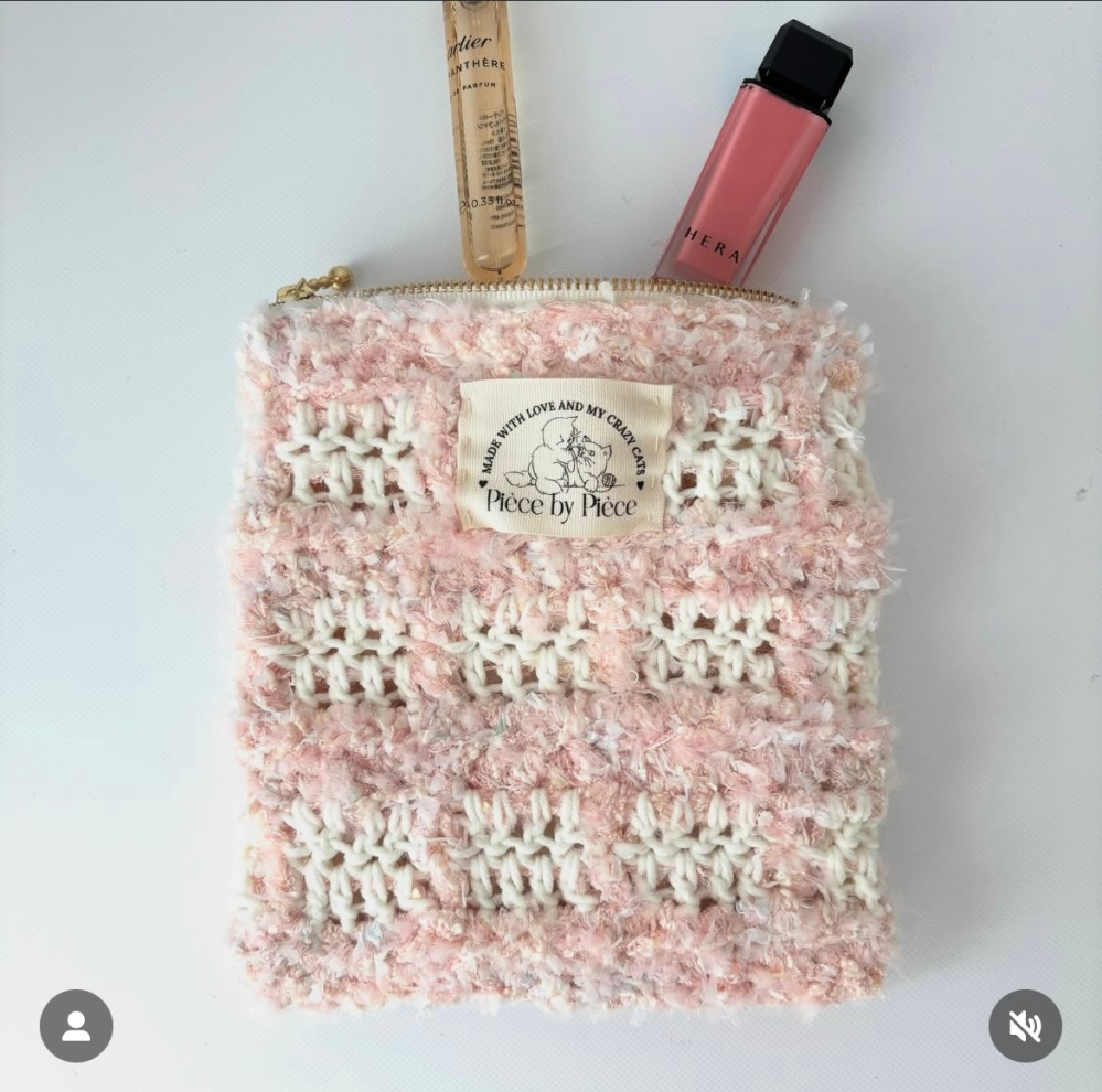 写真の編み方（かぎ針編み）について質問です。 - こちらのポーチを編みたい... - Yahoo!知恵袋