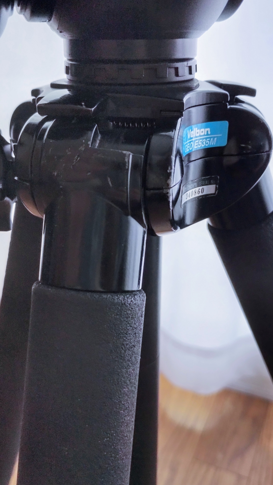 ベルボンの三脚（カルマーニュGEOE535M）を中古で買ったので