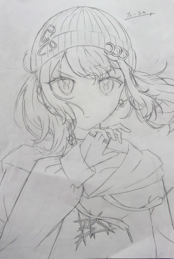 中3の友達が描いたイラストなんですが、すごく上手くないですか