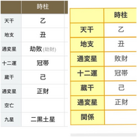 算命学 III 異常干支＋三業干支2つ(日座中殺)算命学の命式について、詳しい
