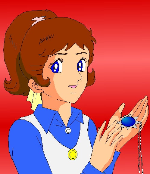 魔法のマコちゃんのペンダントを作るとしたら、青い石は、何の宝石にし