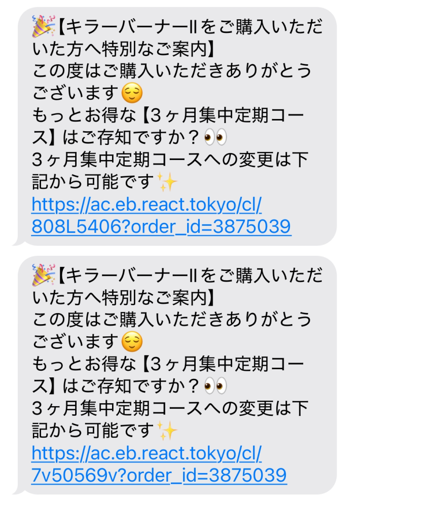 今日TikTokで流れてきたキラーバーナーというダイエットサプリを買って 