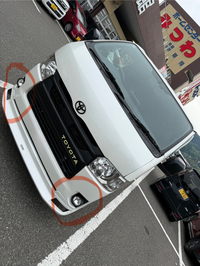 つ*ん様 ハイエース　モデリスタ　フロントスポイラー　デイライト　新車外し ハイエース 200系（標準ボディ・2013.11〜 ） MODELLISTA