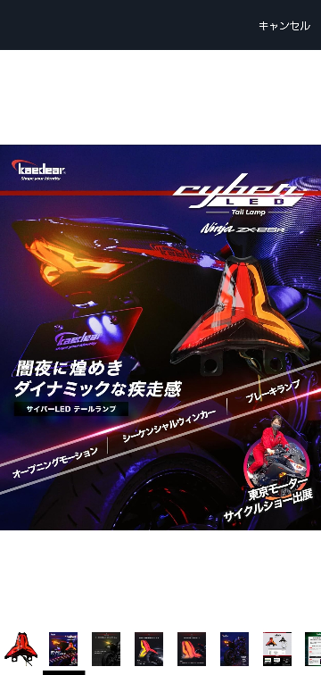 このテールランプ車検通りますか？あとzx25rって書いてあるんで