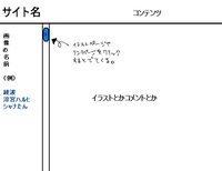同人 イラスト 活動サイトを運営しているのですが 画像のような感じのサイト Yahoo 知恵袋