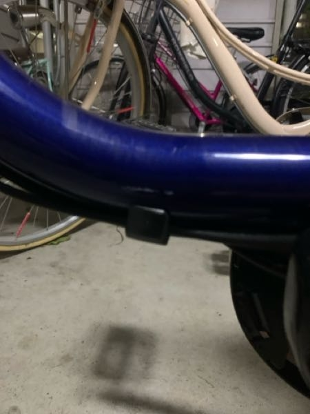 電動自転車に傷をつけてしまいました塗装はがれたかもしれません