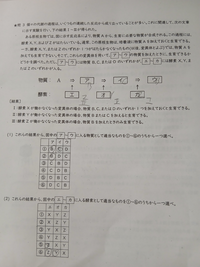 問題に関する書き込み(答え、解き方)などはありませんが印などがつけてあります。 至急】この問題の答え教えてください※問題用紙内の文字は気にし