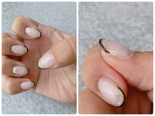 SHEINのネイルチップどちらの方がオススメですか？スキニー