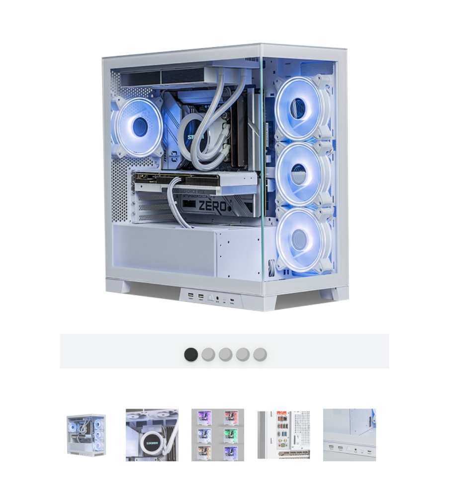 白いゲーミングPCを、購入検討しています。①デザインにこだわりたい