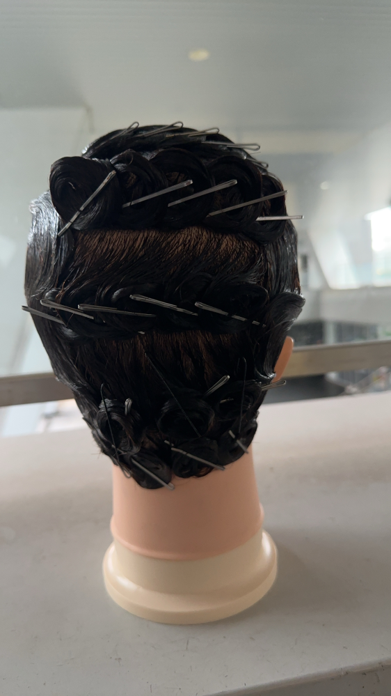 昨日、美容師国家試験第52回のオールウェーブを制作しました