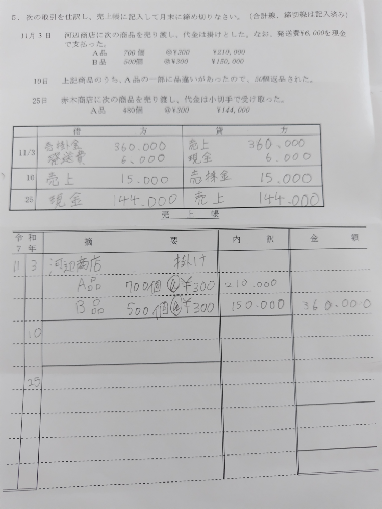 大原とTACの直前予想問題の的中率についての質問です。 - 簿記論