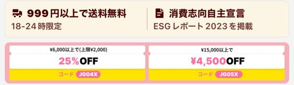 本日土曜、SHEINのトップページに18時〜24時限定999円以