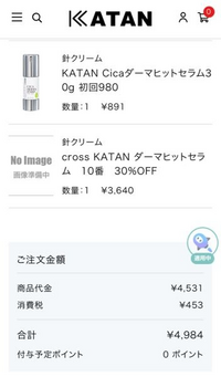 KATANで初回980円のコースを購入したのですが、購入履歴にはもう