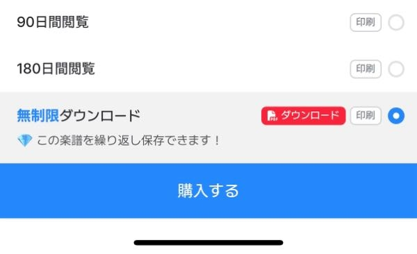 ピアノの楽譜をネットを通じて購入したいと思っているのですが、画像の