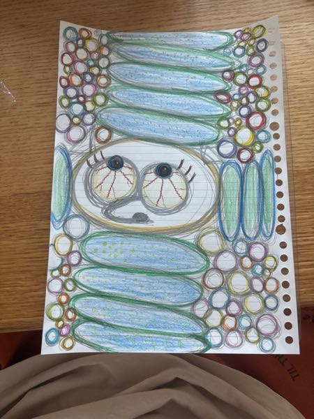 ADHDの僕が書いた絵です何点ぐらいでひょうかアドバイスやダメなところ 