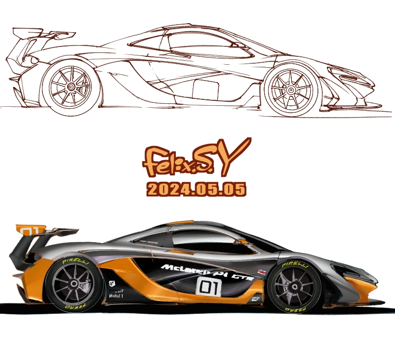 ☆☆おはようごじゃいマシユマロ！モータースポーツカテのみなシャン！ ボクは小学生でしゅ。朝の５分で描いたラクガキ絵しゅ。何を描いたか、お分かりになりましゅかあ?