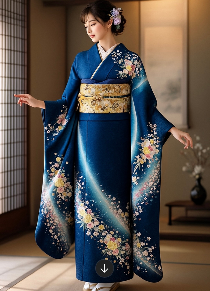 Ditaの浴衣の夏の牡丹重ねと大正ロマン牡丹寄せの二つで迷っています