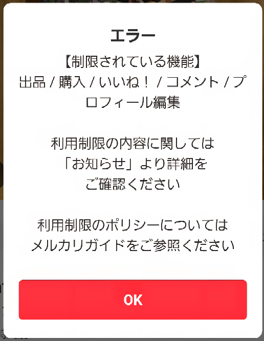 画像を確認の上ご購入をお願いします。 未使用 簡易梱包で発送します。 メルカリで商品を購入しようとしたら写真のようなエラーが出てしまい