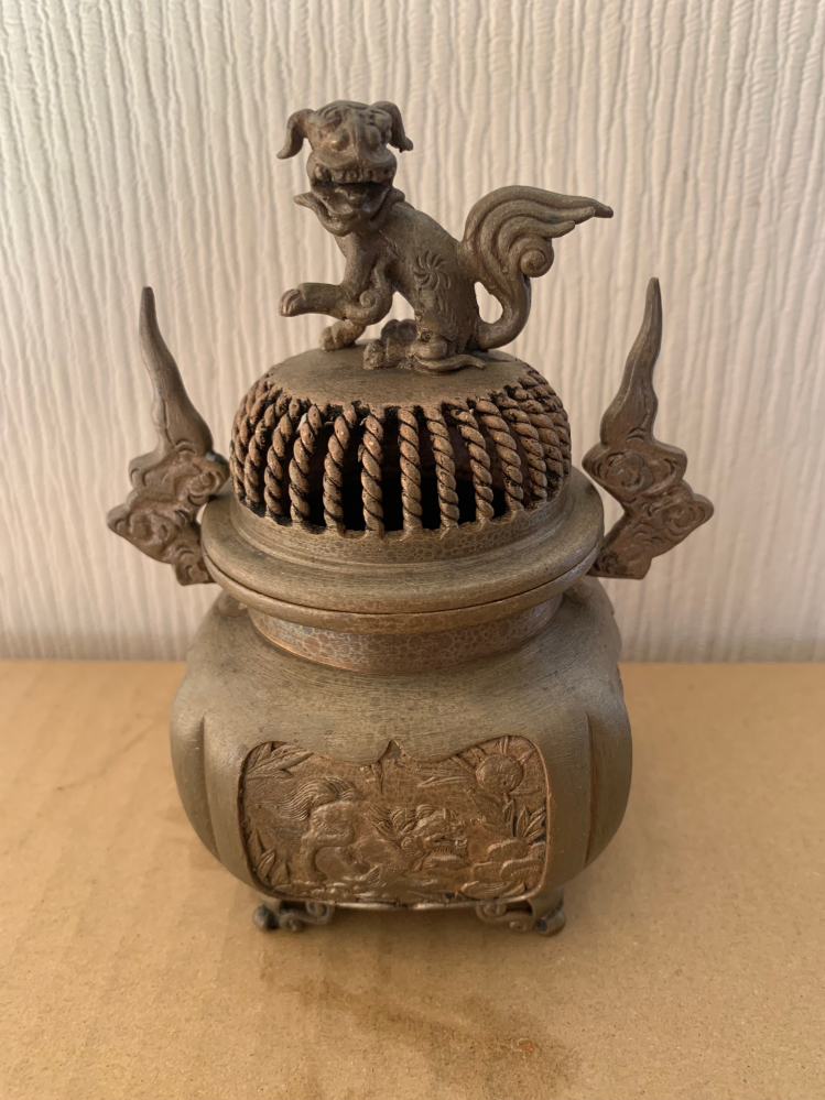 香炉？がありました。本物でしょうか？重さ466g高さ13cm幅1 - Yahoo