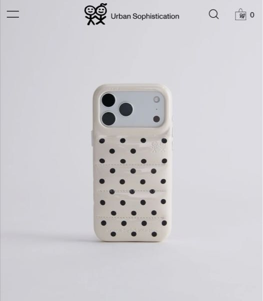 urban sophistication ドット柄 iPhone15 urbansophisticationtm