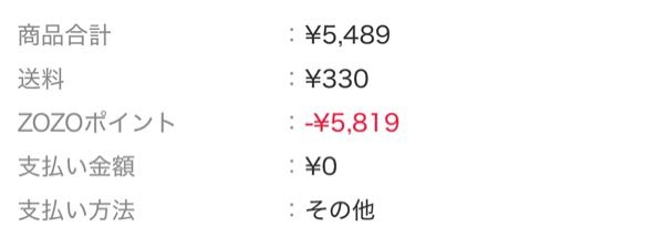 LINEギフトでもらったZOZOポイントは、送料にも使えるのですか？ 使えないって書いてあったのですが、使えてるようにみえて、、、