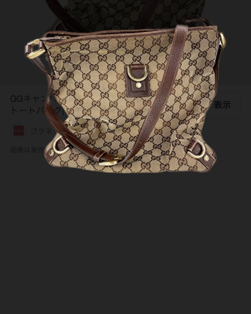 これは、GUCCIの何というバッグですか？ブランドに全く詳しくな