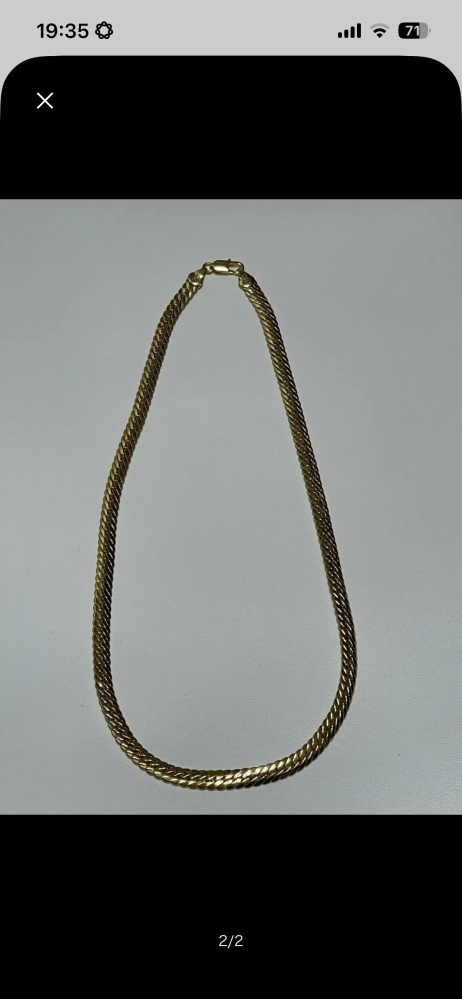遺品整理　ネックレス　ITALY ITALY 750 刻印あり gold ネックレス 喜平 18k k18 遺品整理｜Yahoo