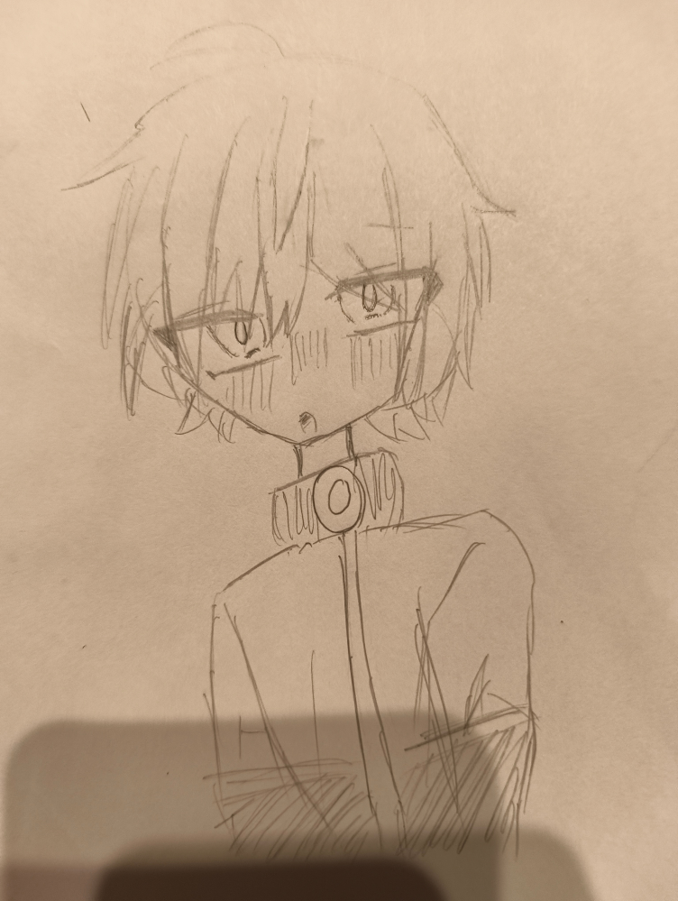中学生の頃の才能を感じる絵です。買ってください 何歳くらいの絵に見えますか？あとアドバイスください！ - 中学生の絵