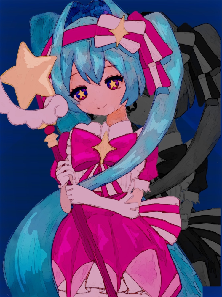 イラストの添削お願いします。色々な色を重ねてエッジ？(水彩の縁