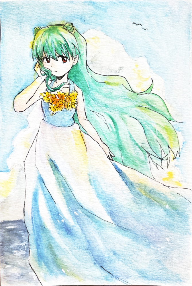こういう感じの、描き下ろし一点モノなポストカードをメルカリで売ろう
