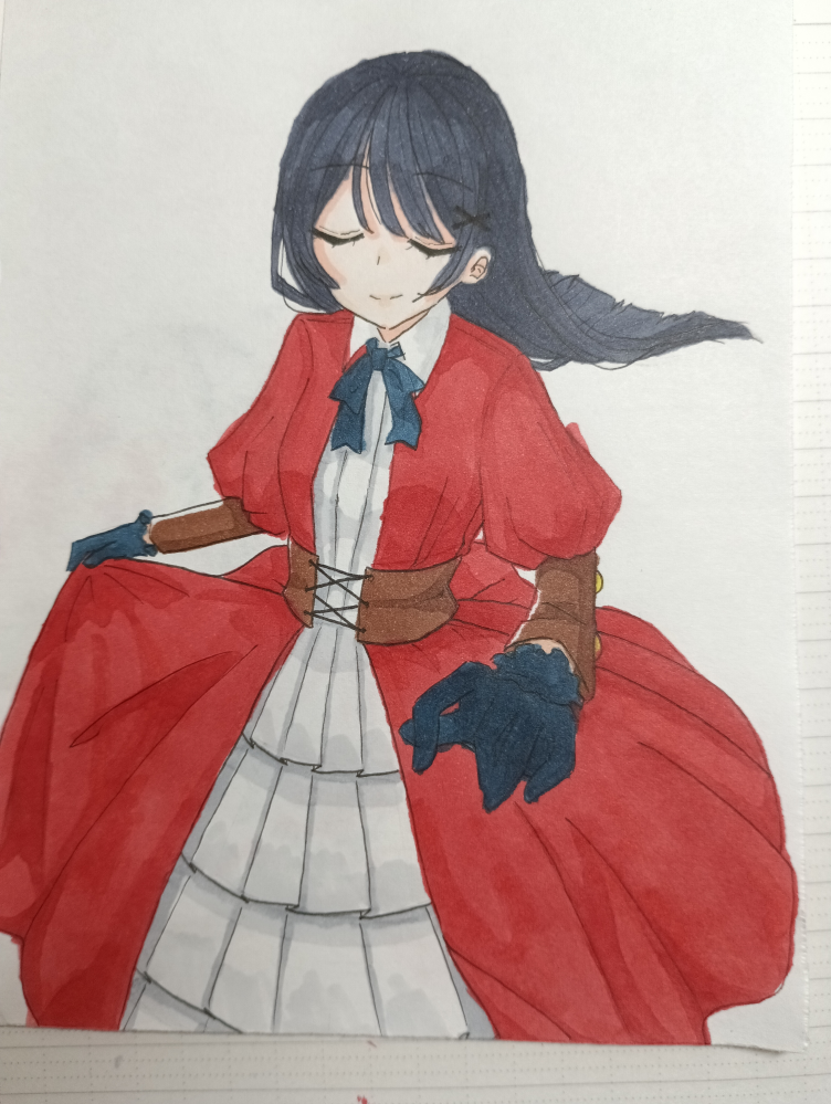 中2です！私は絵を描くのが好きで小2のころからずっと描いてます。この 