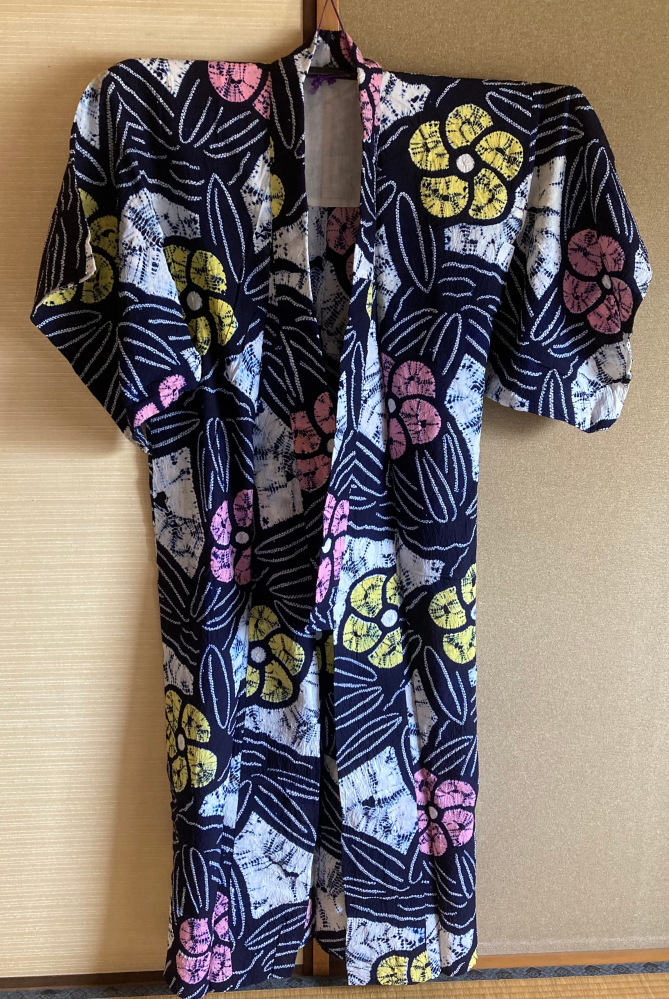 有松鳴海絞りの新品の浴衣を買ったらシボが潰れていました。ネットで