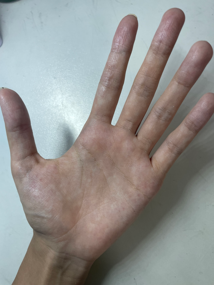 手相占いお願いします。 - お写真を拝見しました。全体としては、繊細