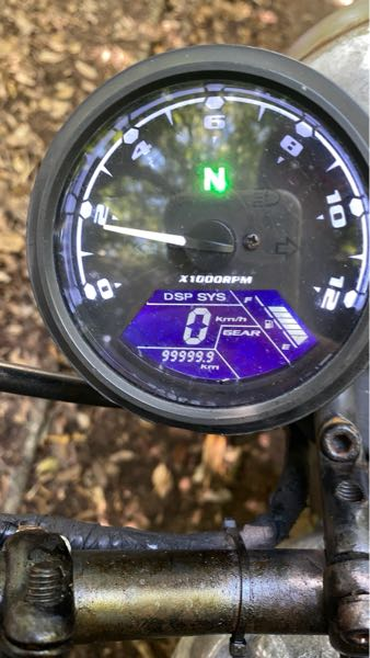 このバイクのメーターが10万キロ手前でストップしましたがリセット