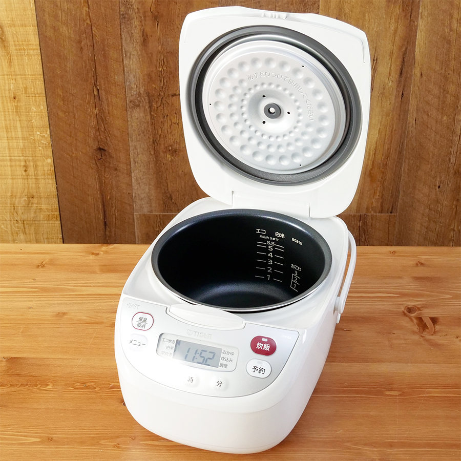 TIGER 23年　5.5合炊飯器 JBH-G2 整理番号A4 タイガーマイコンジャー炊飯器＜炊きたて＞5.5合炊きJBH-G2型の炊飯器