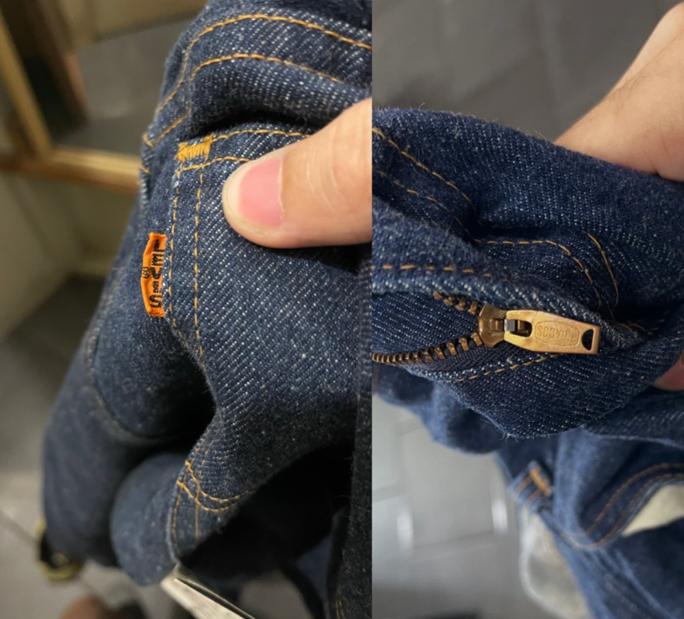 LEVIS646BIGEscovillzipボタン裏33ウエスト34レング - Yahoo!知恵袋