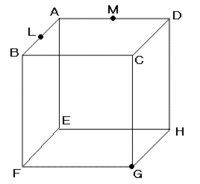 中３数学 空間図形の問題です 1辺4cmの立方体があり L Mを辺 Yahoo 知恵袋