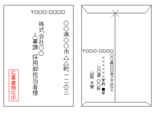 応募書類の封筒の書き方で質問です とある企業へ応募書類 成績証明書な Yahoo 知恵袋