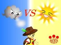 北風と太陽 の寓話から得られる 教訓 は何でしょうか 他人の行動を Yahoo 知恵袋